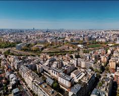 Vue aérienne de la résidence de Saint-Mandé en région parisienne